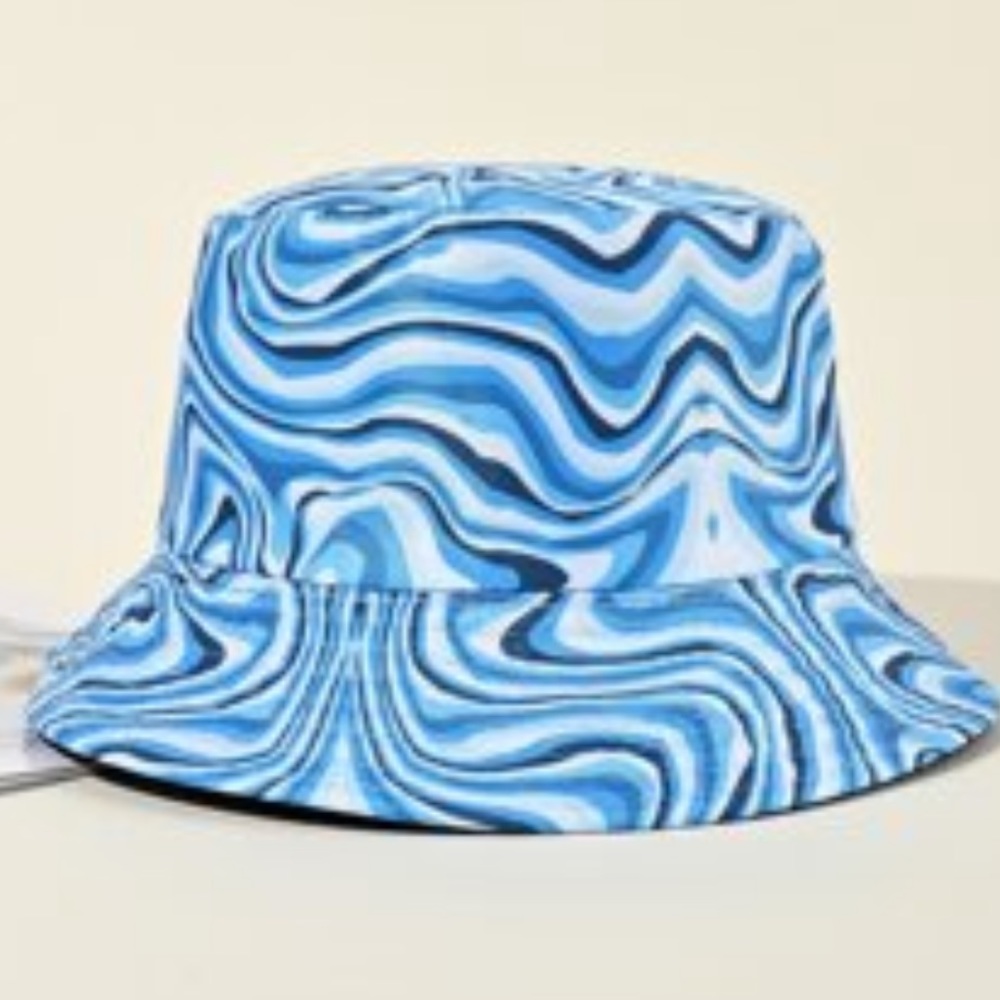 Blue Vibey Bucket Hat
